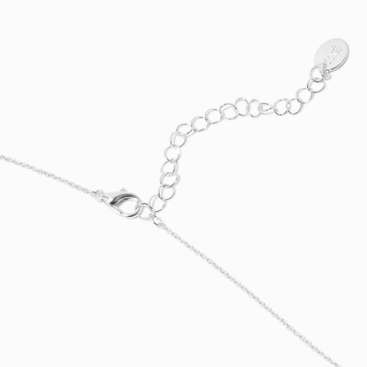 Parure de bijoux effet goutte en zircon cubique couleur argent&eacute;e - Lot de 2,