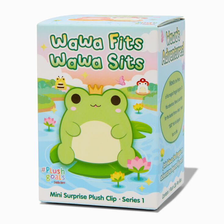 &#35;Plush Goals by Cuddle Barn&reg; Wawa Fits, Wawa Sits Series 1 Mini Surprise Plush Bag Clip - Styles Vary,