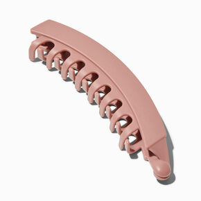 Matte Mauve Banana Hair Claw,