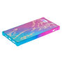Coque de portable carr&eacute;e arc-en-ciel effet marbr&eacute; - Compatible avec iPhone 6/7/8,