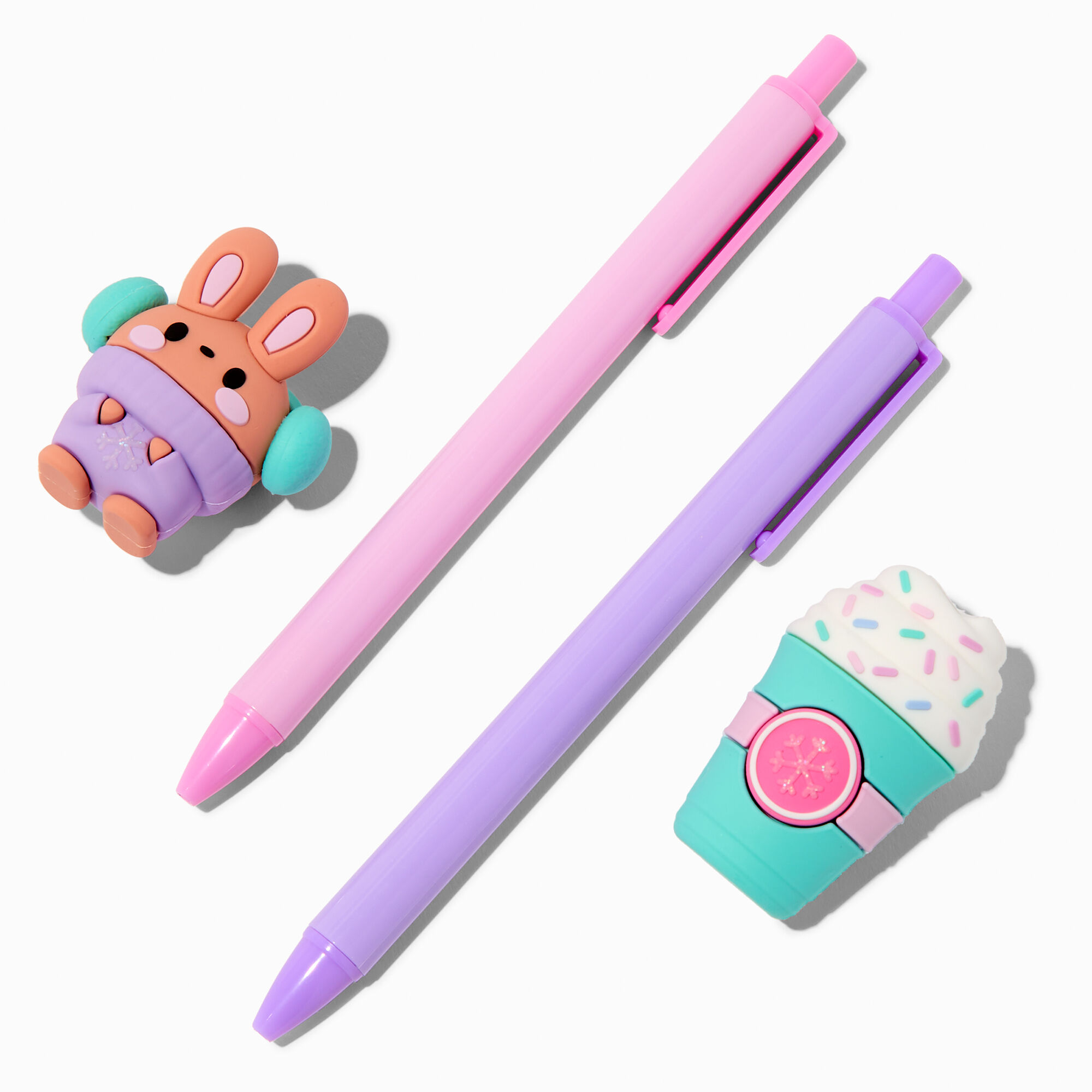 Snow Bunny Ballpoint Pen Set - 2 Pack,