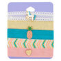 Summer Unicorn Ribbon Stretch Bracelets - 5 Pack,
