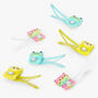 Claire&#39;s Club Crystal Critter Snap Hair Clips - 6 Pack,