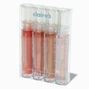 Bronzed Nude Shimmer Lip Gloss Set - 4 Pack,