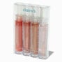 Bronzed Nude Shimmer Lip Gloss Set - 4 Pack,