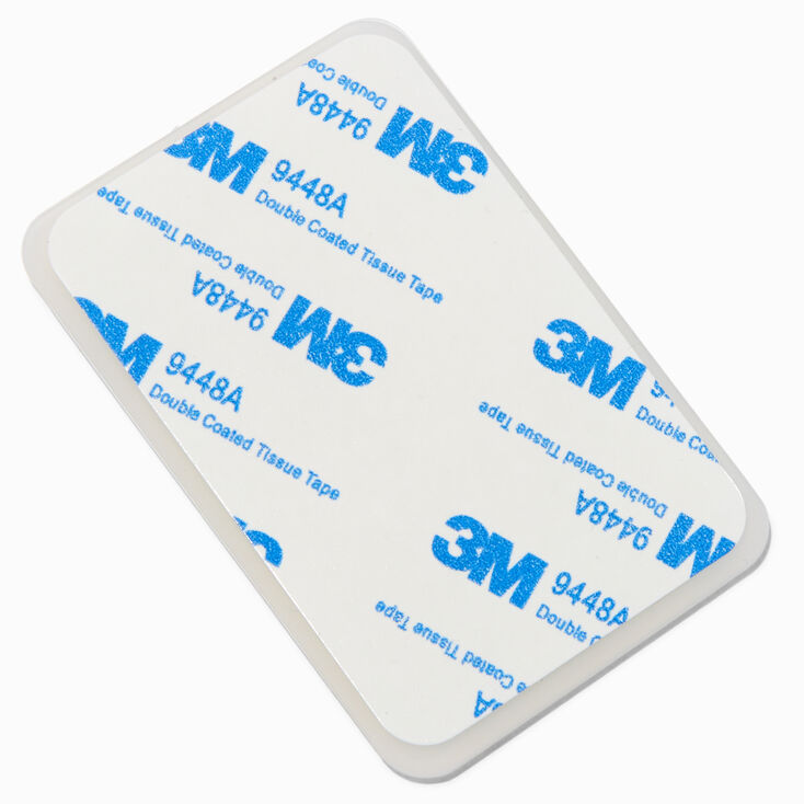 Clear Rectangle Silicone Suction Phone Case Adhesive Mount,