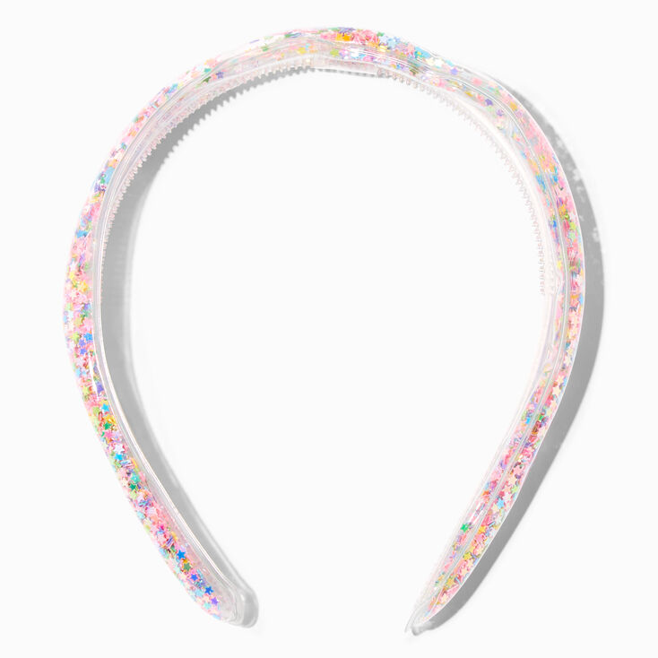 Claire&#39;s Club Rainbow Star Shaker Headband,