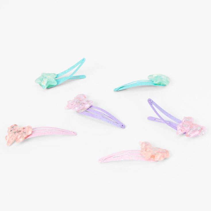 Claire&#39;s Club Whimsical Snap Hair Clips - 6 Pack,