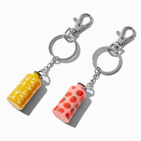 Best Friends Fruit Bottle Keychains - 5 Pack,
