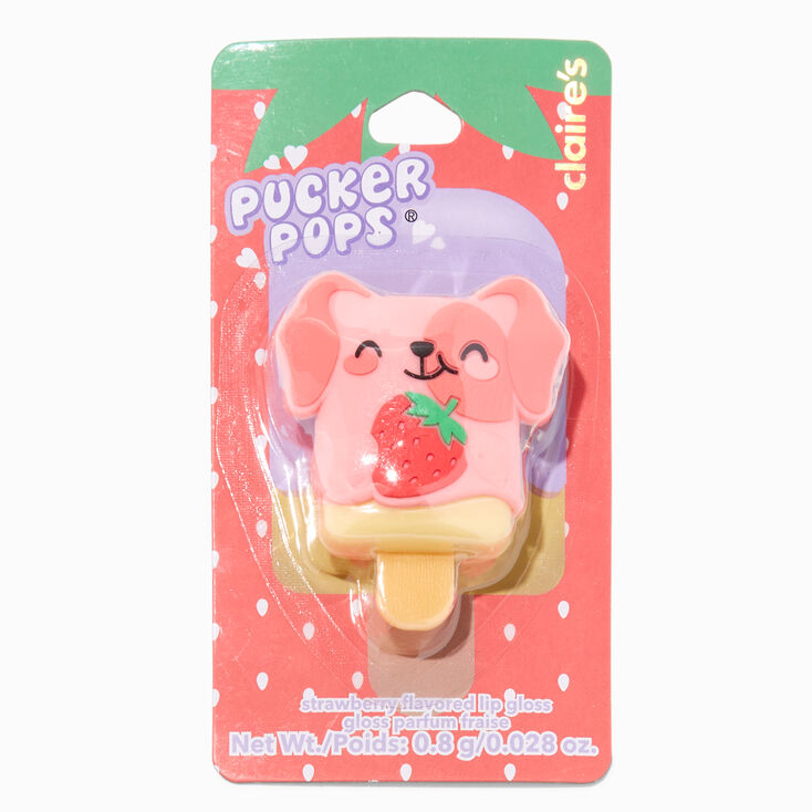 Pucker Pops&reg; Strawberry Dog Lip Gloss - Strawberry,