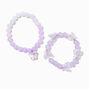 Purple Ombr&eacute; Butterfly Stretch Bracelets - 2 Pack,