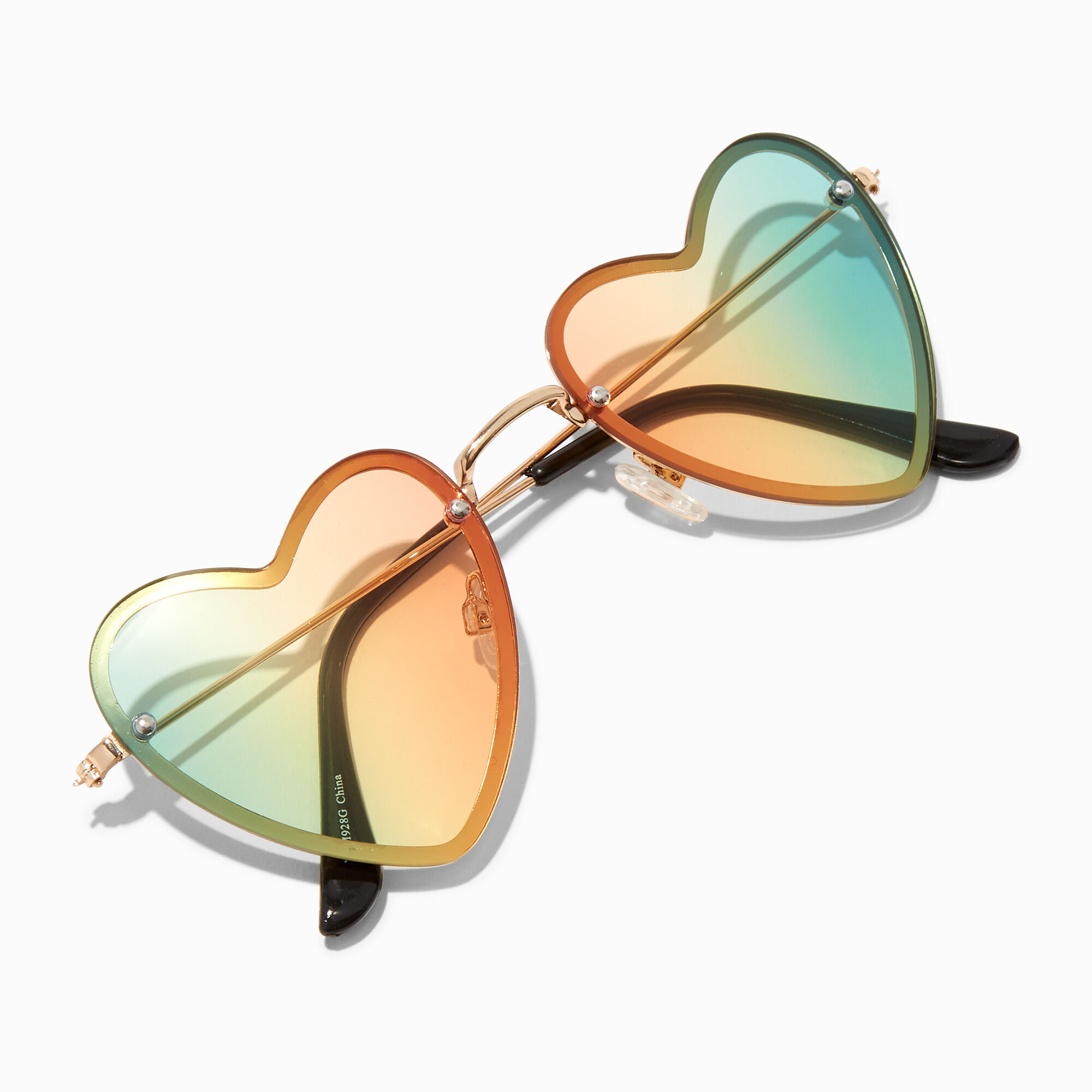 Rainbow Heart Sunglasses,