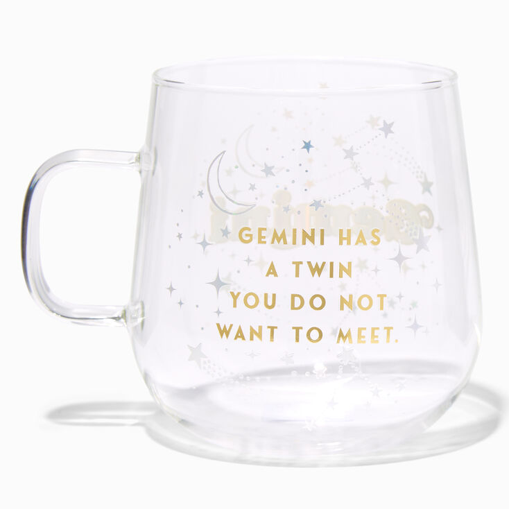 Zodiac Glass Mug - Gemini,
