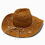 Cowgirl Turquoise Beaded Cowboy Hat,