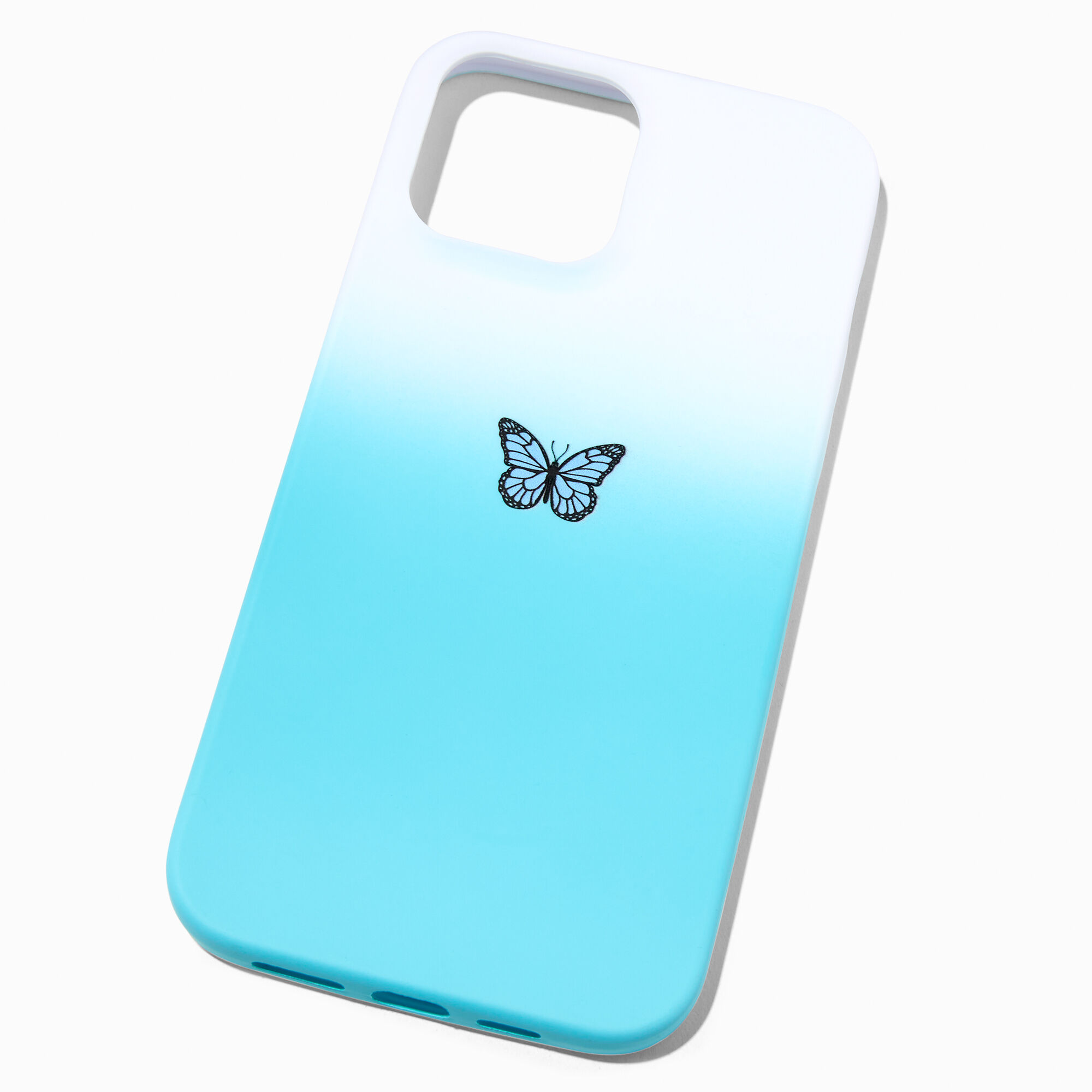 View Claires Ombre Butterfly Phone Case Fits Iphone 13 Pro Max Blue information