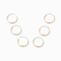 Gold Graduated Hoop Earrings - 3 Pack,