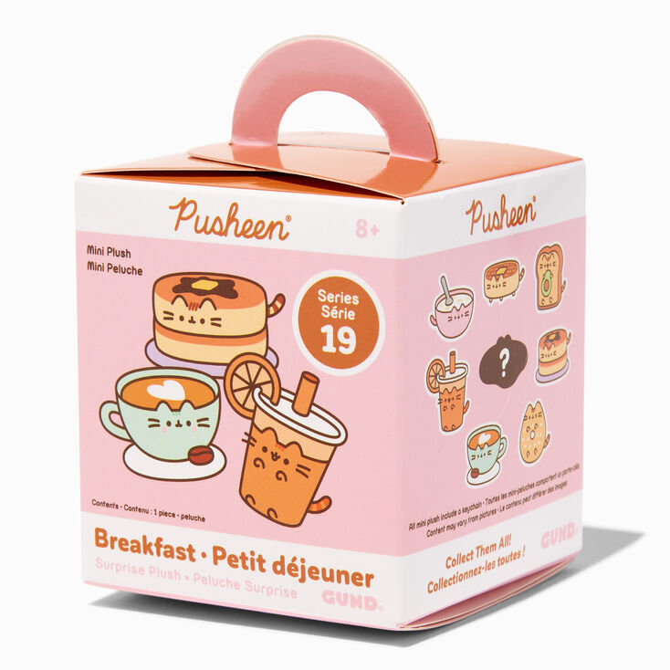 Pusheen&reg; Series 19 Breakfast Surprise Mini Plush Toy Keychain Blind Bag - Styles May Vary,
