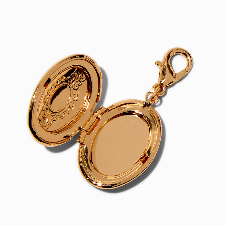 T H E M E x Claire&#39;s Gold-tone Locket Charm,