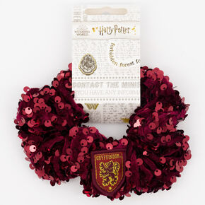 Harry Potter Gryffindor Sequin Hair Scrunchie &ndash; Red,