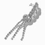 Silver-tone Cup Chain Jacket Ear Cuff,