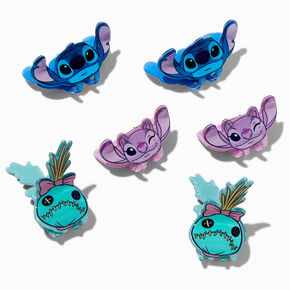 Disney Stitch Claire&#39;s Exclusive BFF Mini Hair Claws - 6 Pack,