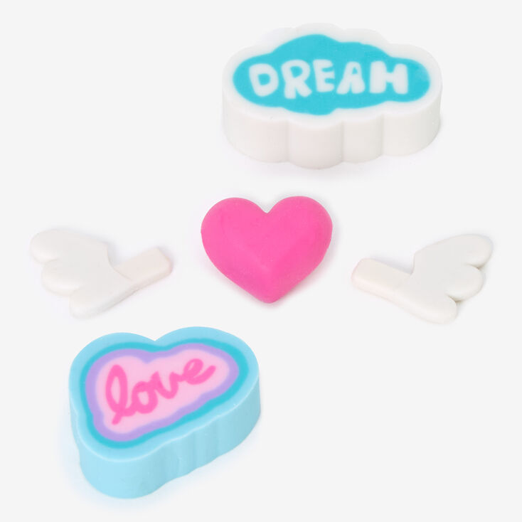 Love Wings Erasers - 5 Pack,