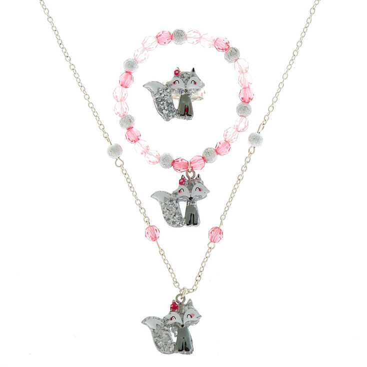 Claire S Club Fox Jewelry Set 3 Pack Claire S Us