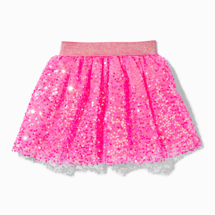 Claire&#39;s Club Hot Pink Sequin Tutu,