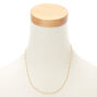 Gold Twisted Chain Necklace,