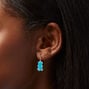 Blue Gummy Bear 0.5&quot; Drop Earrings,