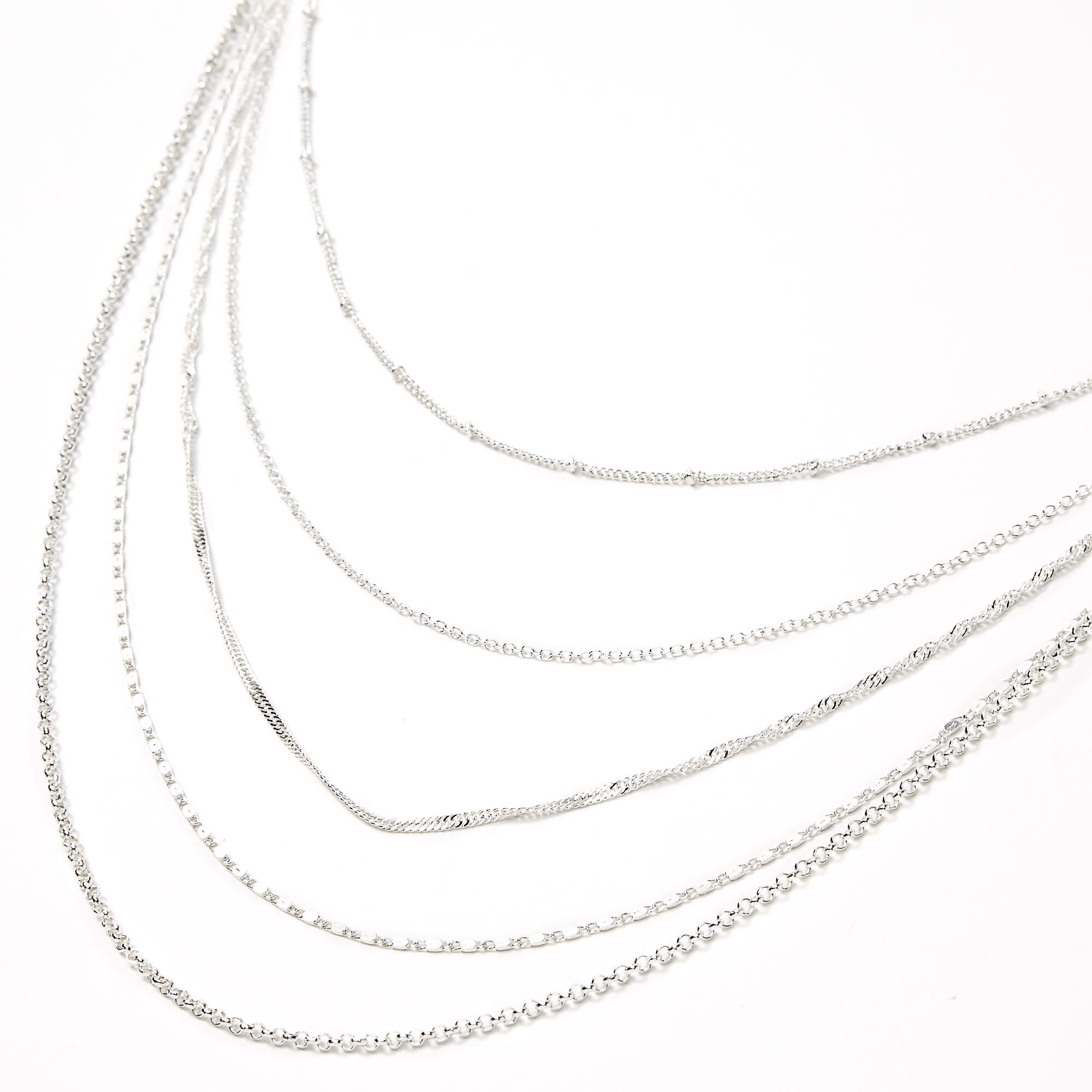 Delicate silver chain sale