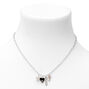 Silver Heart, Fireball, Key, &amp; &quot;Dream&quot; Charm Pendant Necklace,