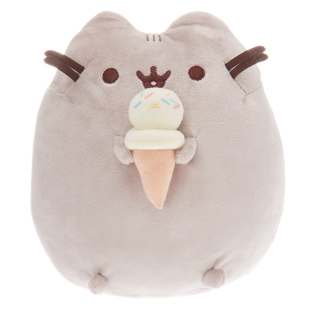 Pusheen Medium Ice Cream Soft Toy Grey