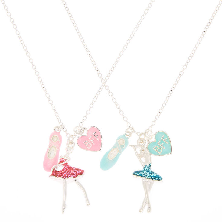 Best Friends Ballerina Pendant Necklaces - 2 Pack,