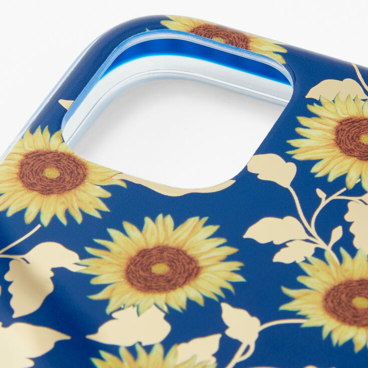 Coque de portable tournesols bleu marine - Compatible avec iPhone&reg;&nbsp;11,