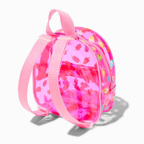 Claire&#39;s Club Transparent Popsicle Mini Backpack,