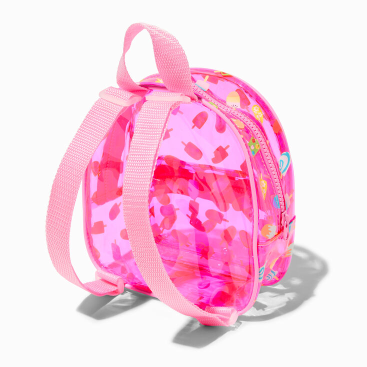 Claire&#39;s Club Transparent Popsicle Backpack,