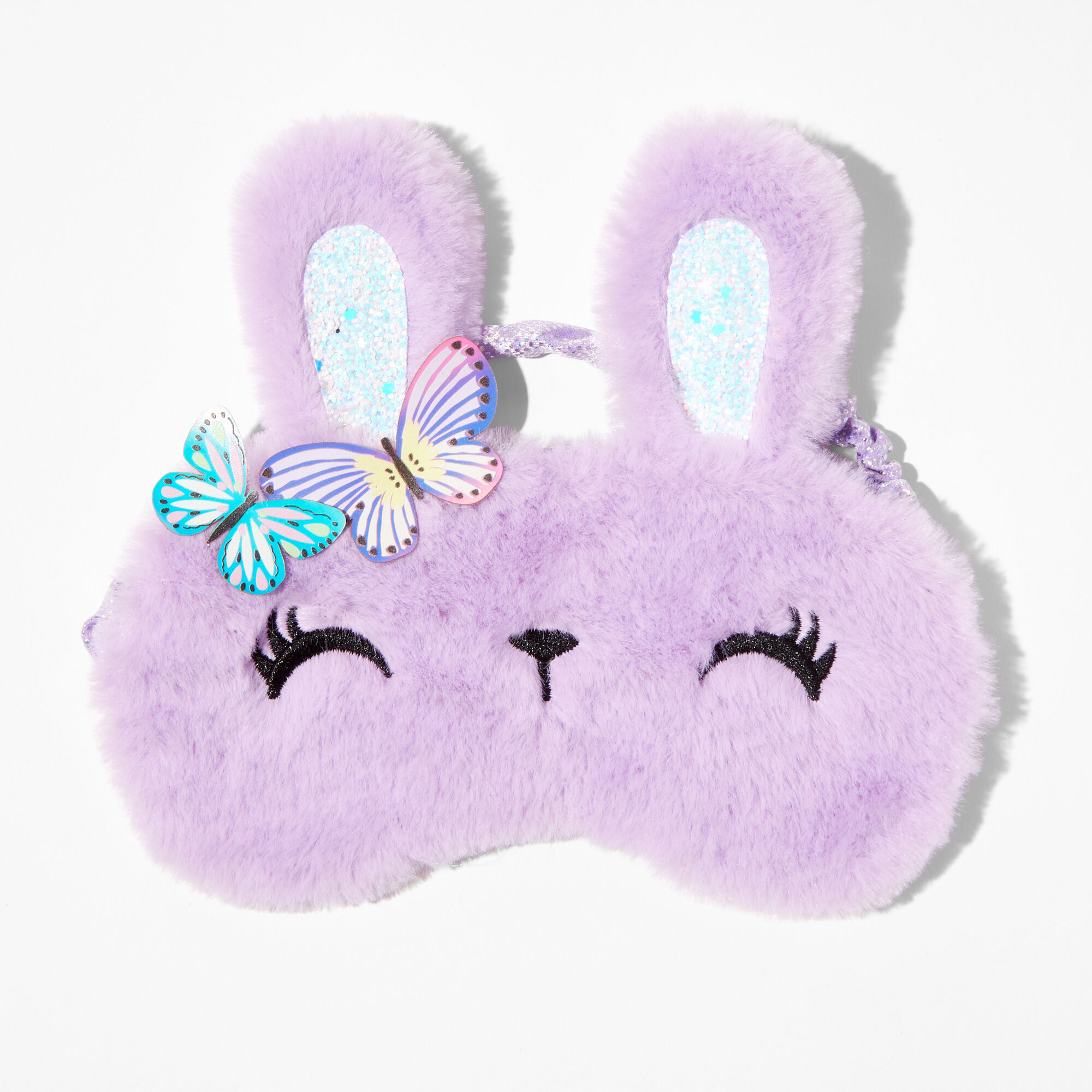 View Claires Club Butterfly Bunny Sleeping Mask Purple information
