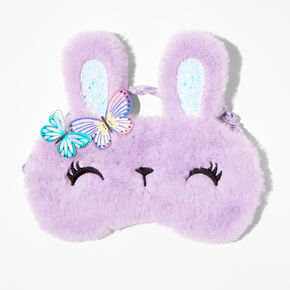 Claire&#39;s Club Butterfly Purple Bunny Sleeping Mask,