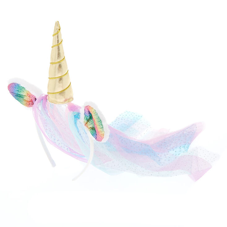 Serre-t&ecirc;te licorne avec voile du Claire&#39;s&nbsp;Club,