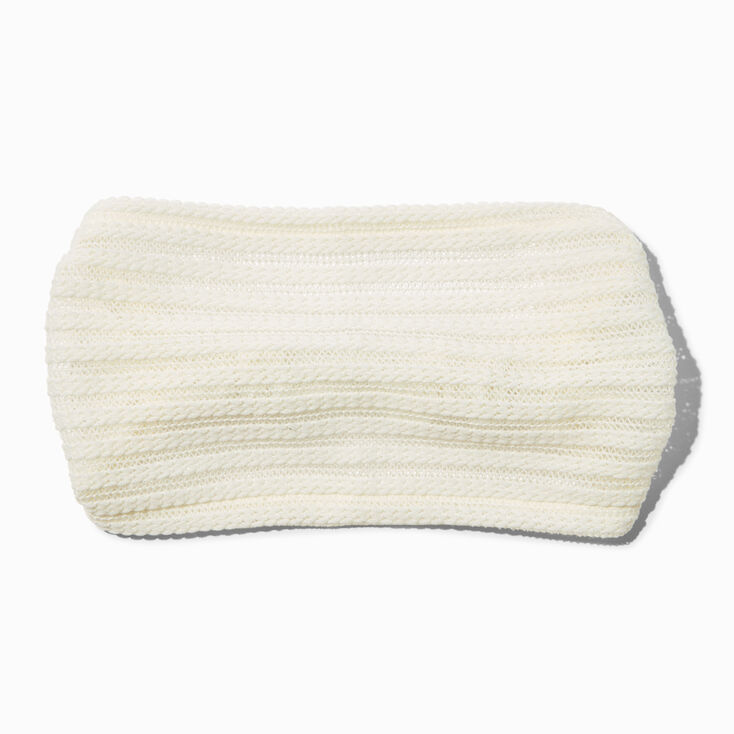 White Sheer Headwrap,