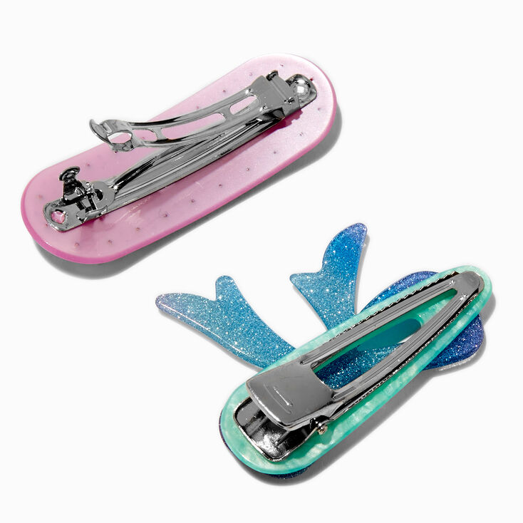 T H E M E x Claire&#39;s Happy Bow Hair Clips - 2 Pack,