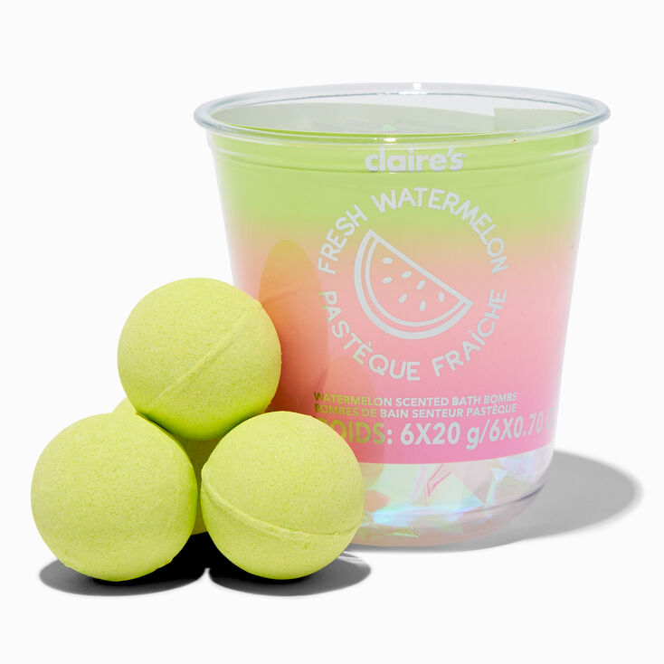 Fresh Watermelon Bath Bomb Set - 6 Pack,