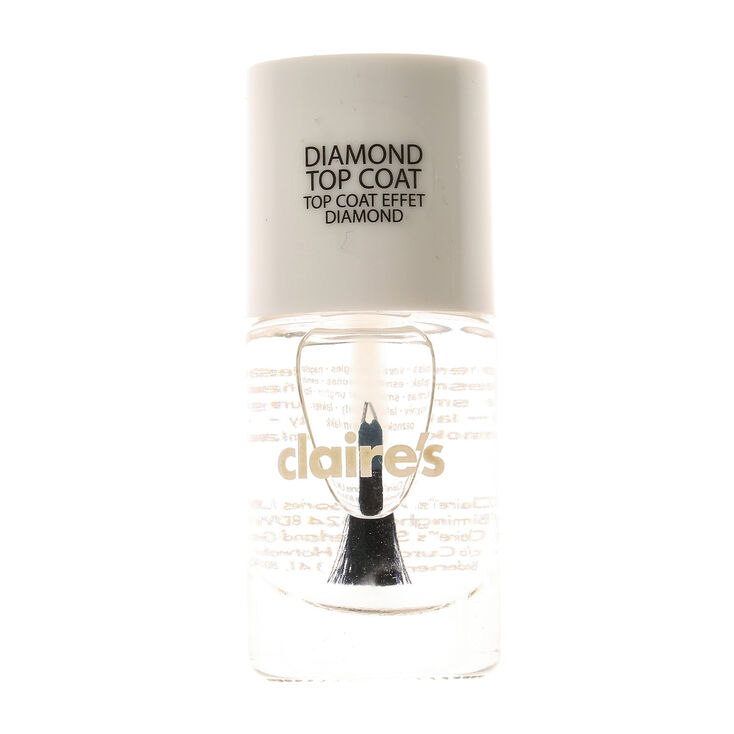 Vernis &agrave; ongles effet top coat brilliant transparent,