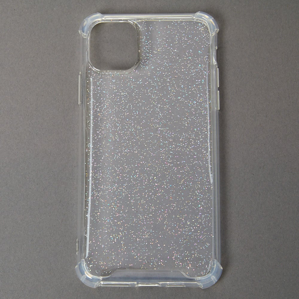 Clear Glitter Protective Phone Case - Fits iPhone 11 Pro Max,