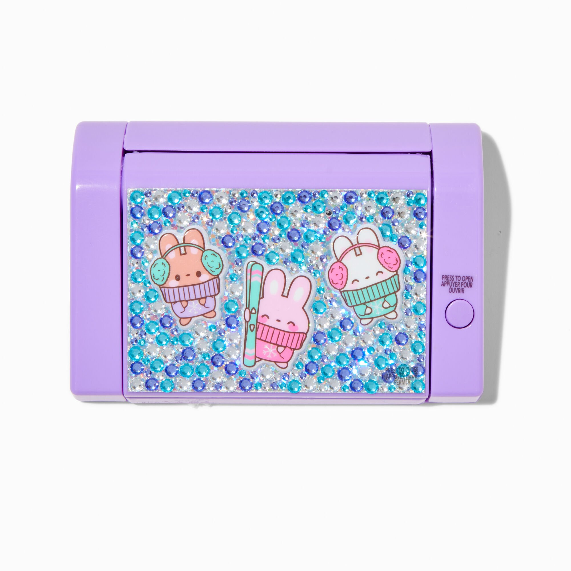 Snow Bunny Bling Purple Mechanical Lip Gloss Set,
