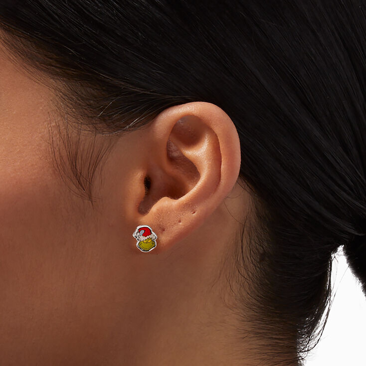 Dr. Seuss&trade; The Grinch Pendant Necklace &amp; Stud Earrings Set,
