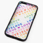 Rainbow &#39;Love Is Love&#39; Protective Phone Case - Fits iPhone&reg; 6/7/8/SE,