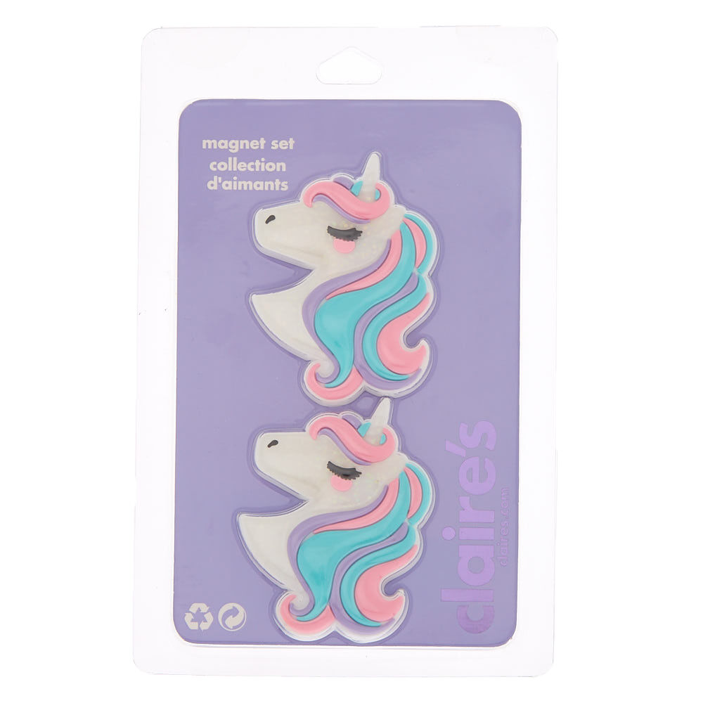 Miss Glitter the Unicorn Magnet Set - 2 Pack,