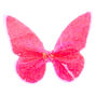 Barrette &agrave; cheveux papillon fluo - Rose,